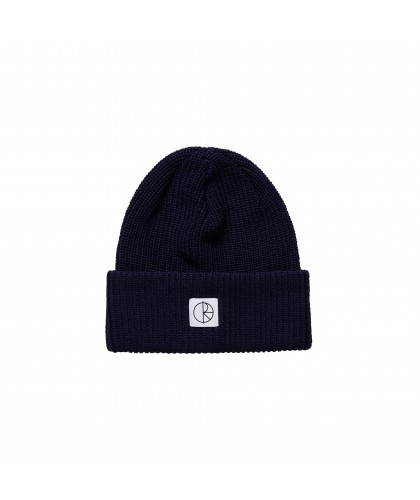 POLAR DOUBLE FOLD MERINO BEANIE RICH NAVY