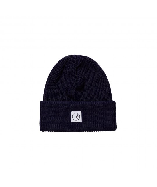 POLAR DOUBLE FOLD MERINO BEANIE RICH NAVY