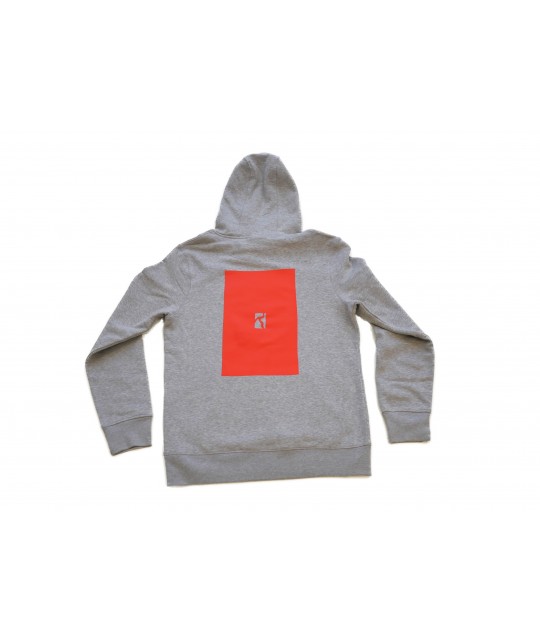 POETIC BOX HOODIE GREY