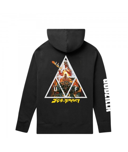 HUF X GODZILLA TRIPLE TRIANGLE PULLOVER HOODIE