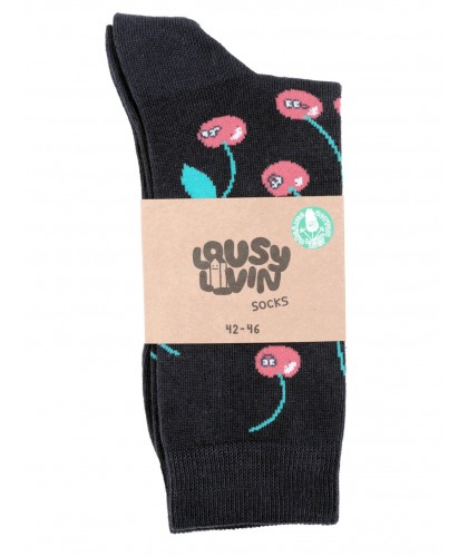 Lousy Livin Socks Bananas Ocean Depths