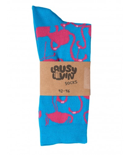 Lousy Livin Socken Flamingos