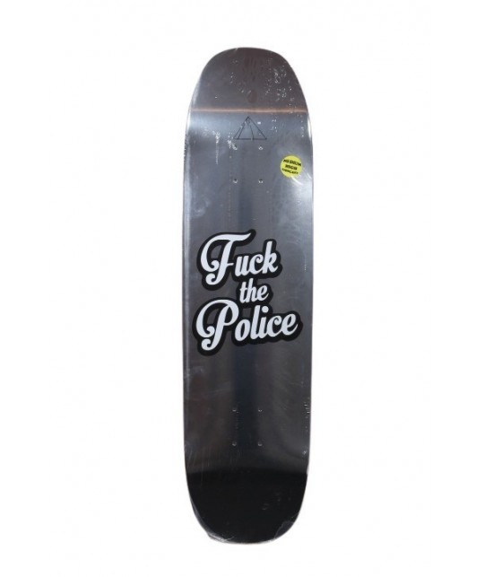 KALEIDOSCOPE SKATEBOARD CO. FUCK THE POLICE 8.5" FUN SHAPE