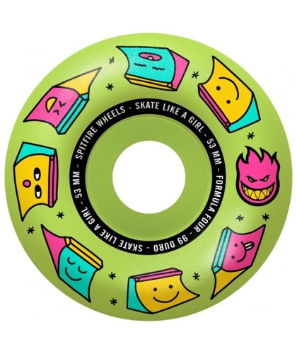 SPITFIRE x Skate Like A Girl Formula Four 53mm