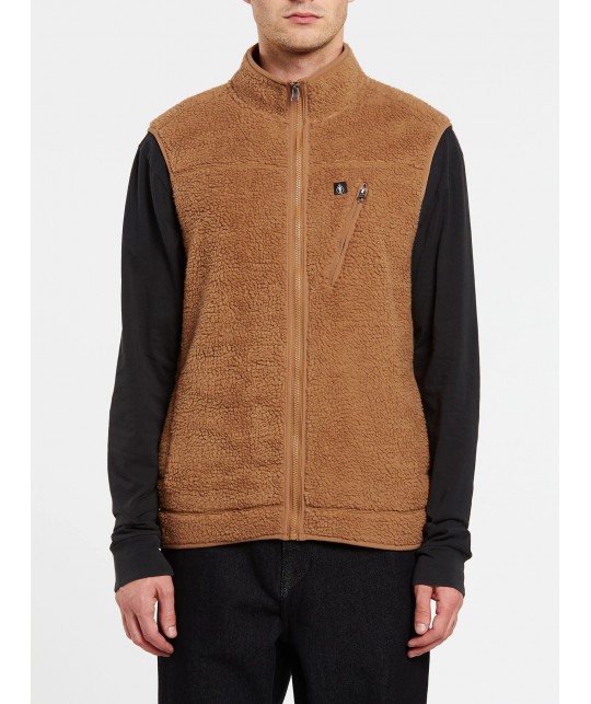 Volcom X Girl Skateboards Vest - Tobacco