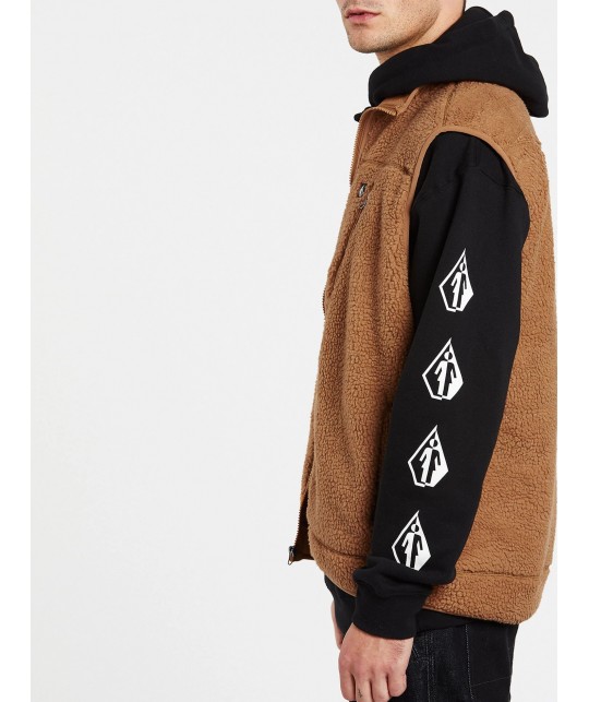 Volcom X Girl Skateboards Vest - Tobacco