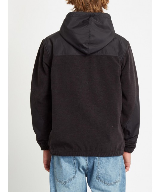 Volcom Yzzolate Lined Zip-up Hoodie Black