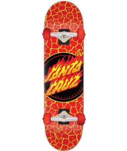 SANTA CRUZ FLAME DOT COMPLETE RED 8,25"